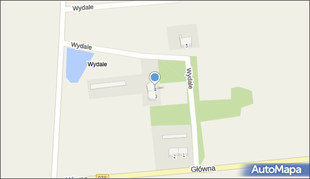 Owsiszcze, Wydale, 4, mapa Owsiszcze