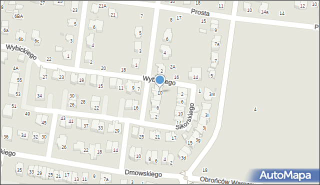 Ożarów Mazowiecki, Wybickiego Józefa, gen., 10, mapa Ożarów Mazowiecki