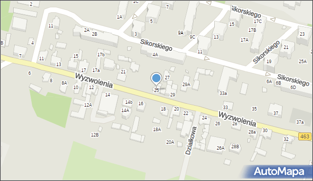 Ozimek, Wyzwolenia, 27A, mapa Ozimek