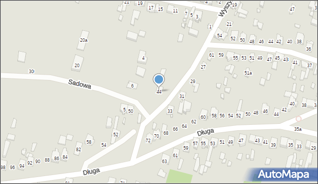 Pajęczno, Wyszyńskiego Stefana, ks. kard., 44, mapa Pajęczno