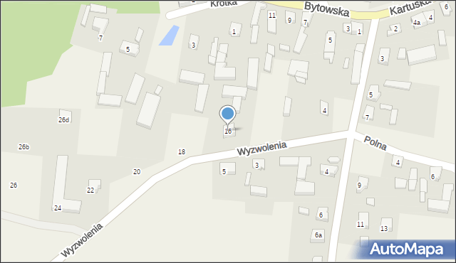 Parchowo, Wyzwolenia, 16, mapa Parchowo