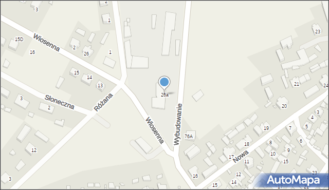 Pęckowo, Wybudowanie, 26a, mapa Pęckowo