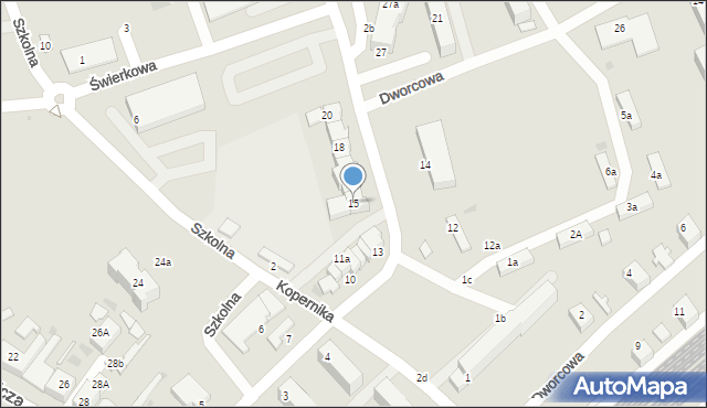 Pelplin, Wybickiego Józefa, gen., 15, mapa Pelplin