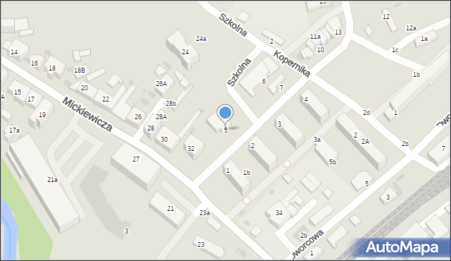 Pelplin, Wybickiego Józefa, gen., 5, mapa Pelplin