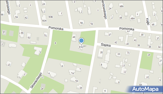 Piaseczno, Wyspiańskiego Stanisława, 9/11, mapa Piaseczno