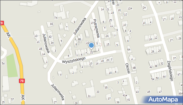 Piaseczno, Wyszyńskiego Stefana, ks. kard., 11, mapa Piaseczno