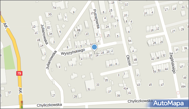 Piaseczno, Wyszyńskiego Stefana, ks. kard., 12, mapa Piaseczno