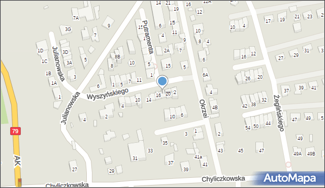 Piaseczno, Wyszyńskiego Stefana, ks. kard., 18, mapa Piaseczno