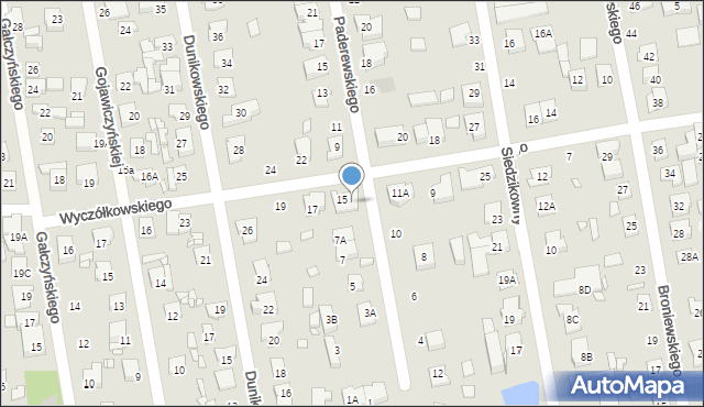 Piaseczno, Wyczółkowskiego Leona, 15A, mapa Piaseczno