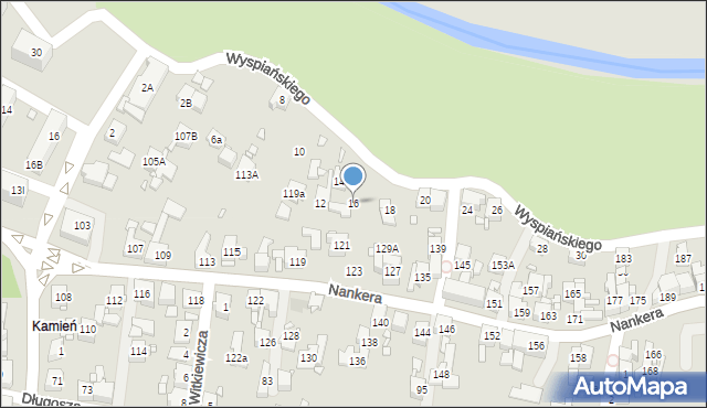 Piekary Śląskie, Wyspiańskiego Stanisława, 16, mapa Piekary Śląskie