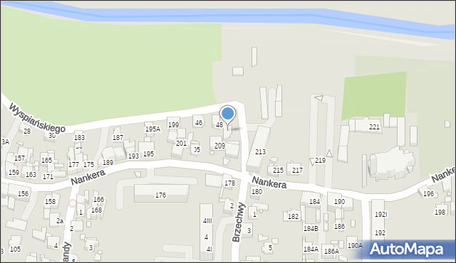 Piekary Śląskie, Wyspiańskiego Stanisława, 50, mapa Piekary Śląskie