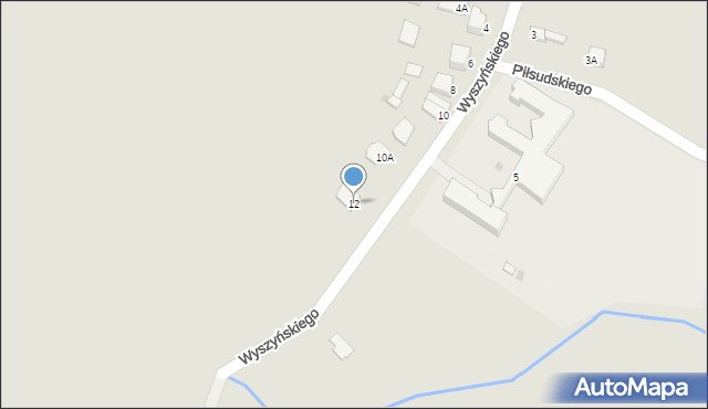 Pierzchnica, Wyszyńskiego Stefana, ks. kard., 16, mapa Pierzchnica