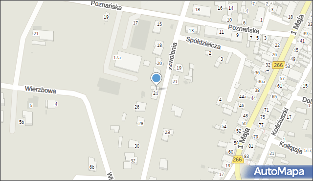 Piotrków Kujawski, Wyzwolenia, 24/1, mapa Piotrków Kujawski