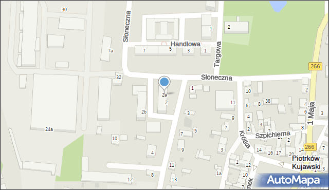Piotrków Kujawski, Wyzwolenia, 2a, mapa Piotrków Kujawski