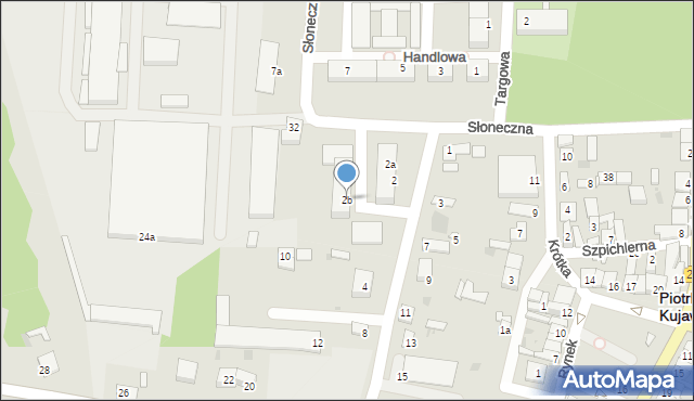 Piotrków Kujawski, Wyzwolenia, 2b, mapa Piotrków Kujawski