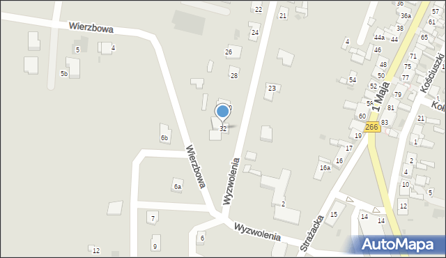 Piotrków Kujawski, Wyzwolenia, 32, mapa Piotrków Kujawski