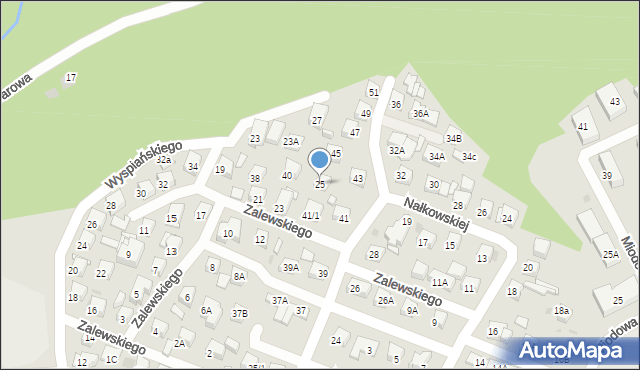 Płock, Wyspiańskiego Stanisława, 25, mapa Płock