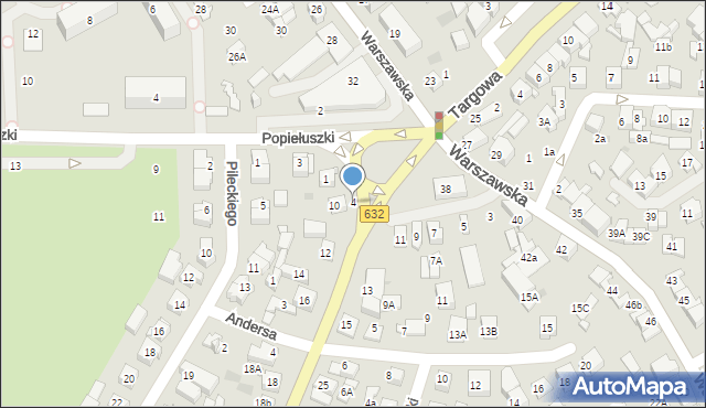 Płońsk, Wyszogrodzka, 4, mapa Płońsk