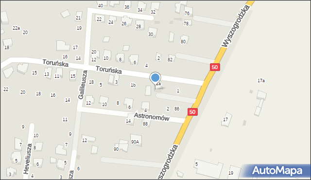 Płońsk, Wyszogrodzka, 84, mapa Płońsk