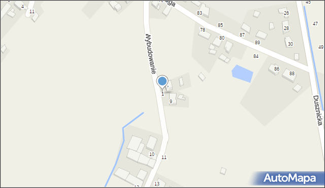 Podrzewie, Wybudowanie, 1, mapa Podrzewie