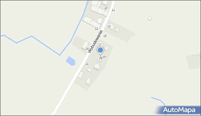 Podrzewie, Wybudowanie, 19, mapa Podrzewie