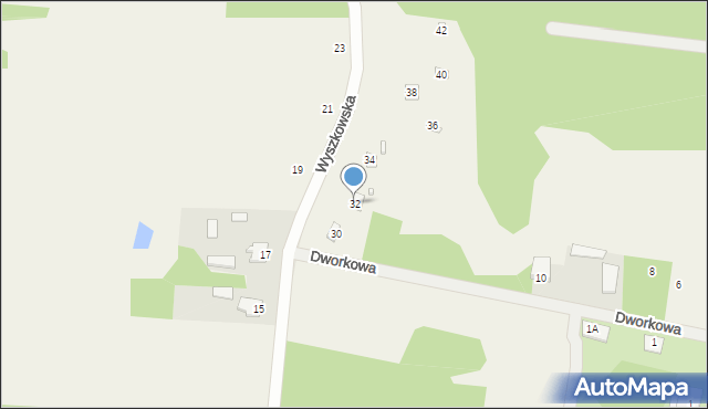 Pogorzelec, Wyszkowska, 32, mapa Pogorzelec