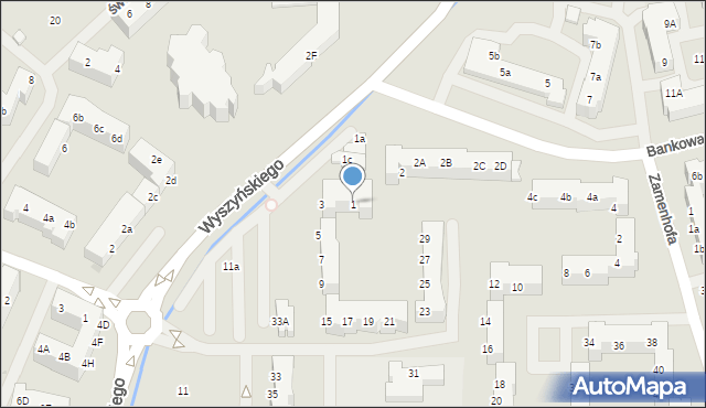 Police, Wyszyńskiego Stefana, ks. kard., 1, mapa Police
