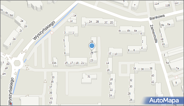 Police, Wyszyńskiego Stefana, ks. kard., 25, mapa Police