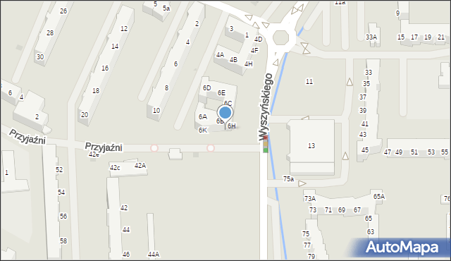 Police, Wyszyńskiego Stefana, ks. kard., 6I, mapa Police
