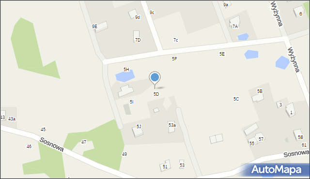 Pomlewo, Wyżynna, 5G, mapa Pomlewo