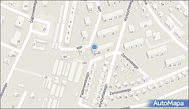 Prudnik, Wyszyńskiego Stefana, ks. kard., 32, mapa Prudnik