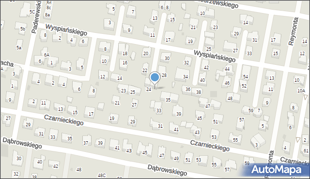 Pruszcz Gdański, Wyspiańskiego Stanisława, 26, mapa Pruszcz Gdański