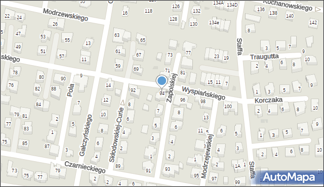 Pruszcz Gdański, Wyspiańskiego Stanisława, 94, mapa Pruszcz Gdański