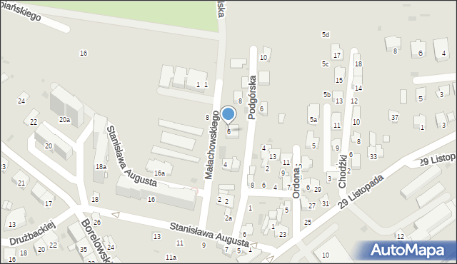 Przemyśl, Wybickiego Józefa, gen., 6, mapa Przemyśla