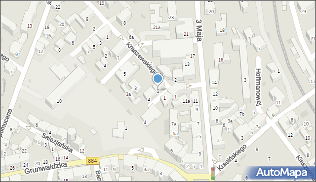 Przemyśl, Wyczółkowskiego Leona, 2, mapa Przemyśla