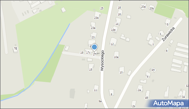 Przemyśl, Wysockiego Józefa, gen., 17, mapa Przemyśla