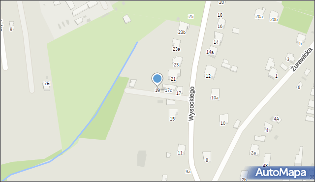 Przemyśl, Wysockiego Józefa, gen., 19, mapa Przemyśla