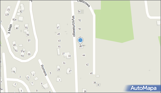 Przemyśl, Wyszyńskiego Stefana, ks. kard., 46, mapa Przemyśla