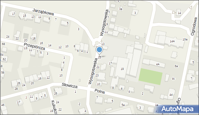 Przeźmierowo, Wysogotowska, 15, mapa Przeźmierowo