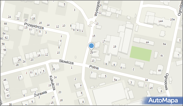 Przeźmierowo, Wysogotowska, 23, mapa Przeźmierowo