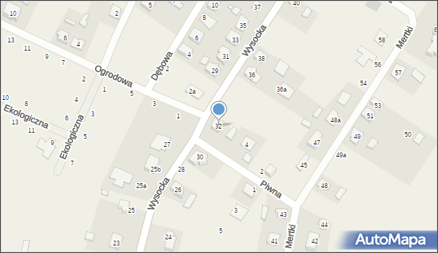 Przygodzice, Wysocka, 32, mapa Przygodzice