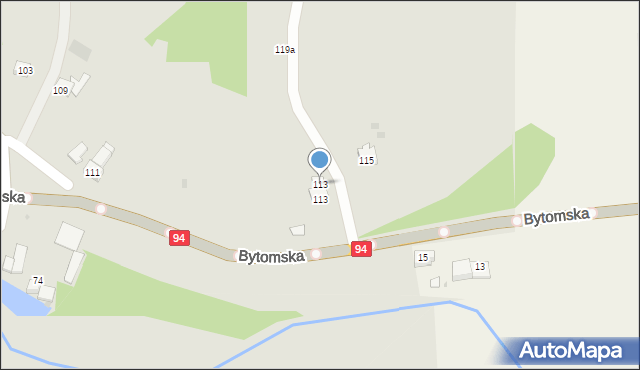 Pyskowice, Wyszyńskiego Stefana, ks. kard., 113, mapa Pyskowice