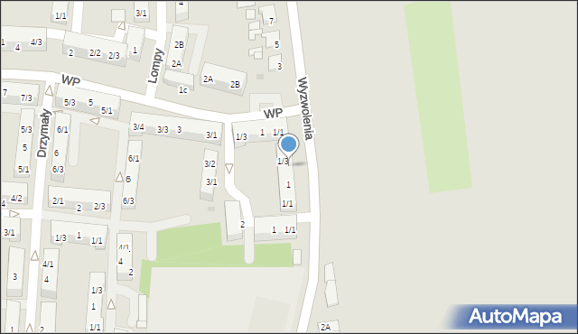 Pyskowice, Wyzwolenia Boczna, 1/3, mapa Pyskowice