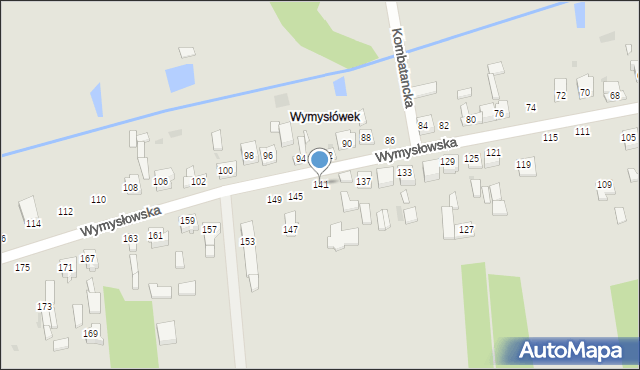 Radomsko, Wymysłowska, 141, mapa Radomsko