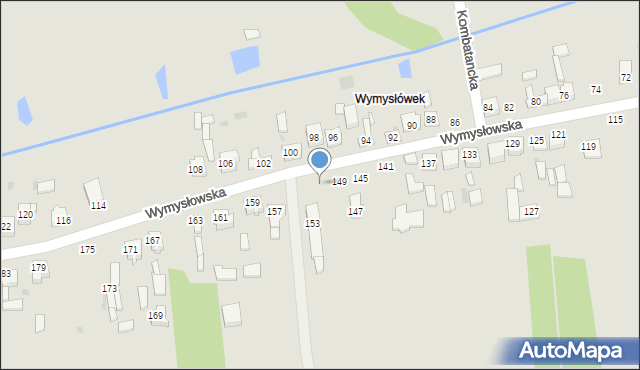 Radomsko, Wymysłowska, 155, mapa Radomsko