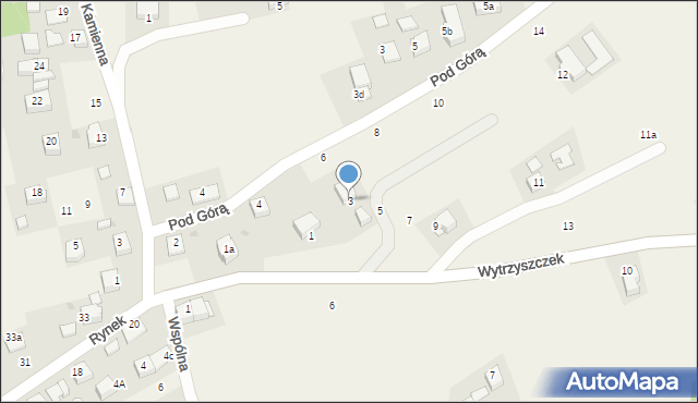 Radziszów, Wytrzyszczek, 3, mapa Radziszów