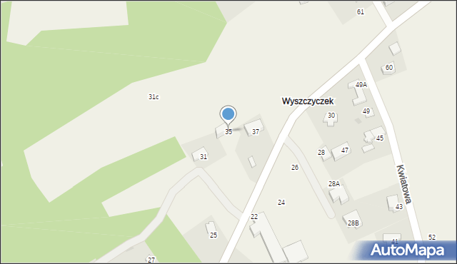 Radziszów, Wytrzyszczek, 35, mapa Radziszów