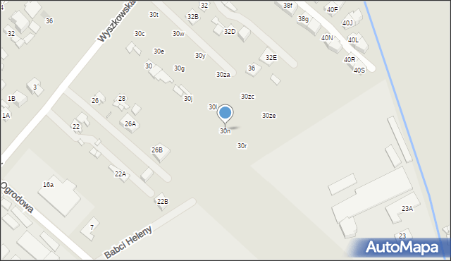 Radzymin, Wyszkowska, 30n, mapa Radzymin