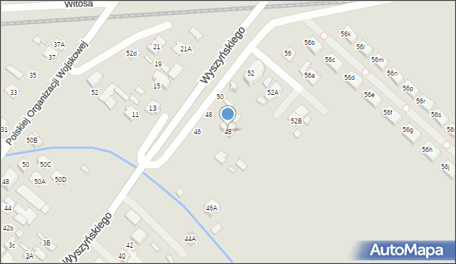 Radzymin, Wyszkowska, 48, mapa Radzymin