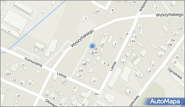 Radzymin, Wyszyńskiego Stefana, ks. kard., 16, mapa Radzymin